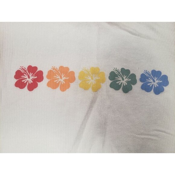 Art Class Girl's Size XL (14/16) White And Red High Neck Graphic Tank Top - Picture 2 of 3